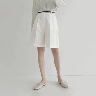 Cheers Cotton Pintuck Half Pants