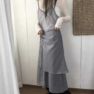 Pure Organza Layered Dress (3 colors)