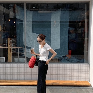 Finca Summer Grayish Medium Blue Crop Denim