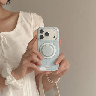 Tiny Rose Garden MagSafe Card Phone Case for iPhone 17 Pro Hard
