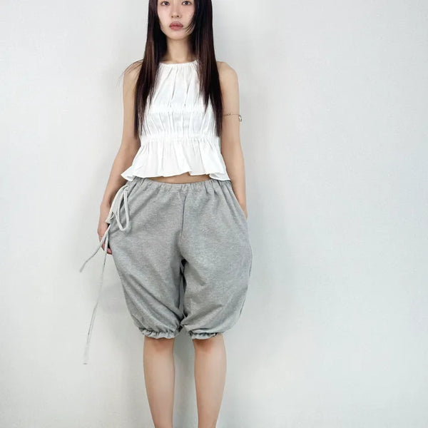 Pompon Capri Pants