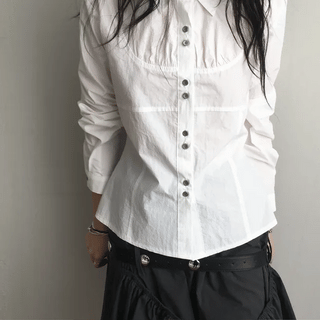 corsage stitch shirt