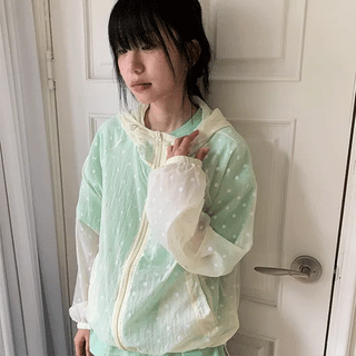 NE Summer Dot Wind Hood Jumper