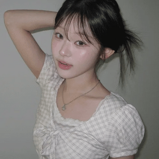 Burnett Check Ribbon Puff Top