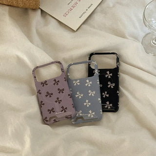 Tied Dreams Pattern iPhone 17 Pro Card Holder Hard Case