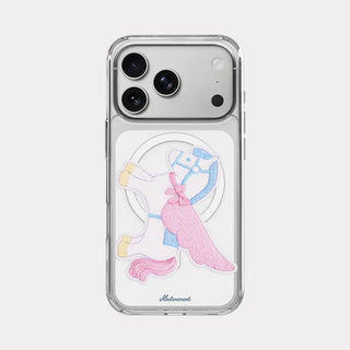 Dreamy Pony MagSafe Clear Jelly Hard Phone Case for iPhone 17 Pro