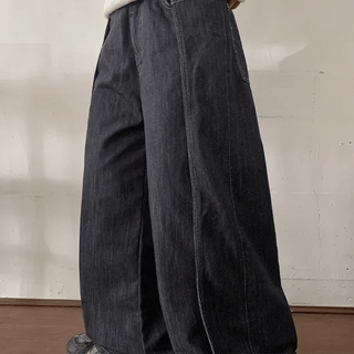 Codina Cutout Wide Denim Pants