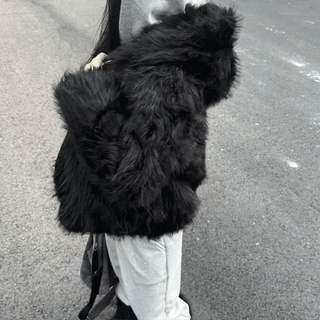 Crop Eco Fur Jacket
