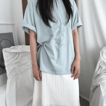 Rope Flower Short Sleeve T-shirt (3 colors)