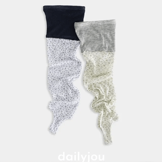 Rosina Flower Color Block Hook Leg Warmers
