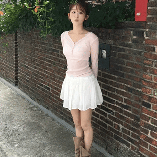 Yoshi Shirring Skirt