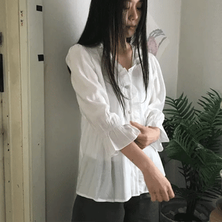 Cello Frill Blouse (2 colors)