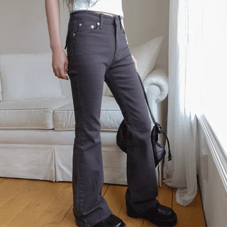 Verok Spandex Bootcut Cotton Pants