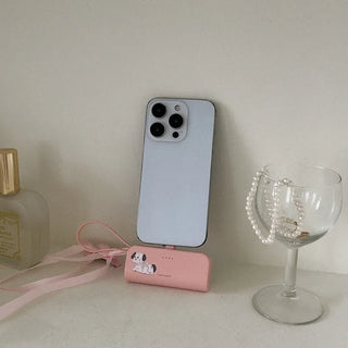 Doodle Puppy Docking Power Bank for iPhone and Galaxy Mini 5000mAh
