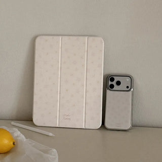Cozy Flower iPad Pro Air 13 11 Clear Detachable Cover Case