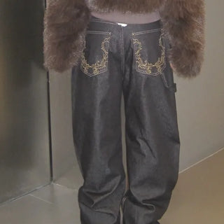 Camo Rose Cubic Pants