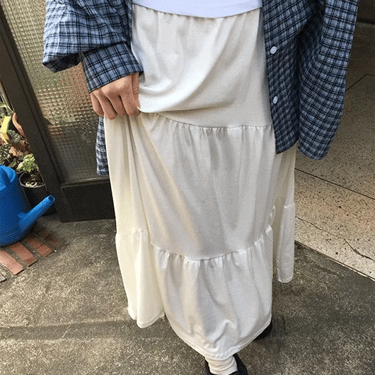 Terrani Training Shirred Long Skirt