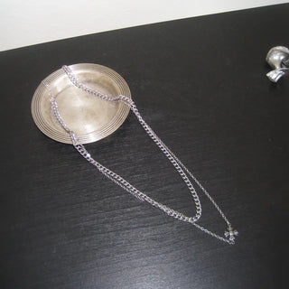 Cross layered chain necklace