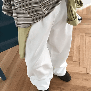 Fushi Pintuck Cotton Wide Pants
