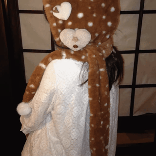 Little Deer Snow Hood Muffler
