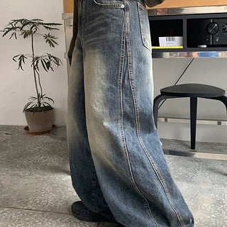 Bento Cut Washed Denim Pants