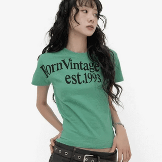 Pastel Rose V-Neck T-shirt