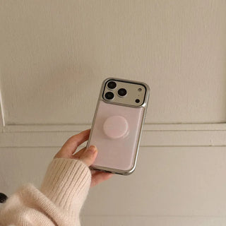 Holiday Favor iPhone 18 Pro Galaxy Epoxy Silver Bumper Case