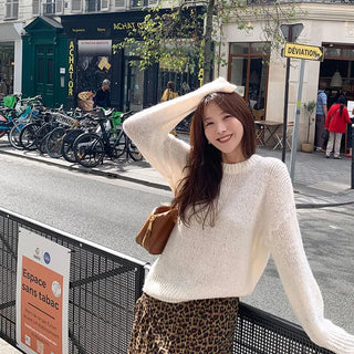 Loose Alpaca Round Knit