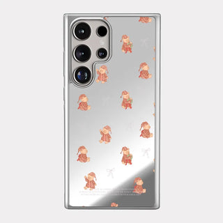 Pajama Bear iPhone Silver Mirror Bumper Case