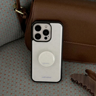 Blossom Poem iPhone 18 MagSafe Black Bumper Case