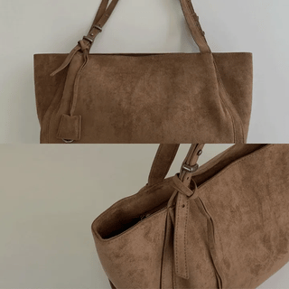 Revene Suede Shoulder Bag