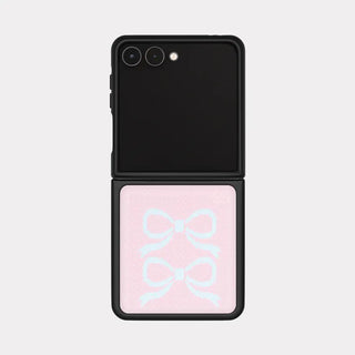 Holiday Favor Galaxy Zflip Fold 8 Epoxy Black Bumper Case