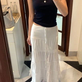 Roche tiered skirt