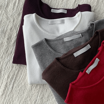 Robert Basic Round Long Sleeve Knit
