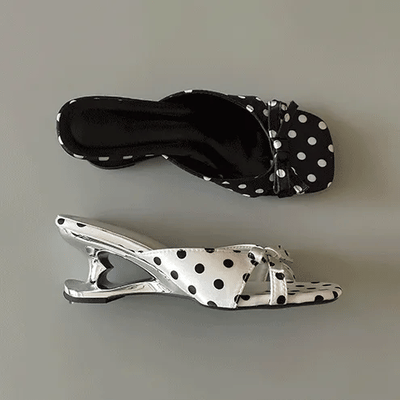 Dot Mule Sandals