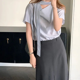 Merzy Drape Tie Short Sleeve