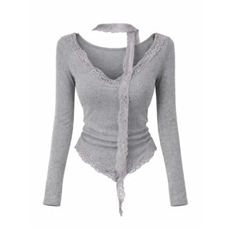 Miti Lace Scarf T-shirt