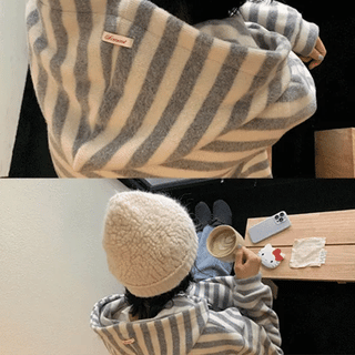 LIKEMENT Sugar Brush Stripe Label ZipUp Hoodie