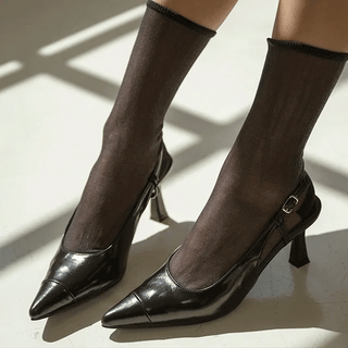 Enamel Buckle Stiletto