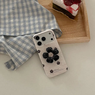 Noir Bloom MagSafe Hard Phone Case for iPhone 17 Pro