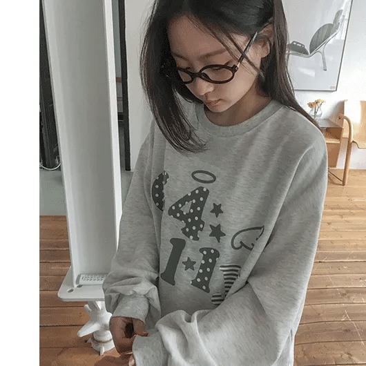Rohini Dot Print Sweatshirt