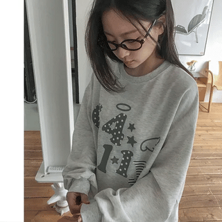 Rohini Dot Print Sweatshirt