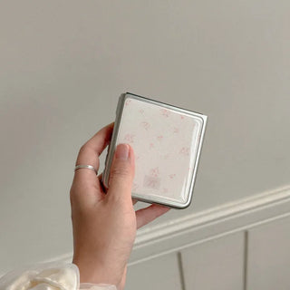 Petite Bloom Galaxy Z-Flip Fold 8 Epoxy Silver Bumper Case