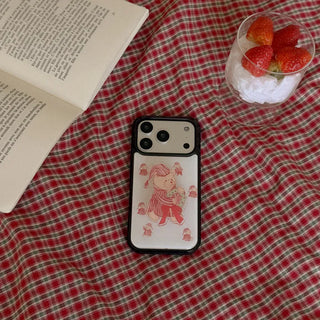 Pajama Bear iPhone 18 Galaxy MagSafe Black Bumper Case