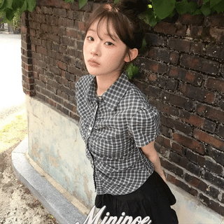 Kotone Check Short Sleeve Shirt