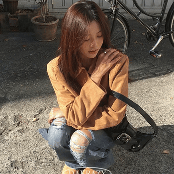 Nancy Suede Crop Jacket