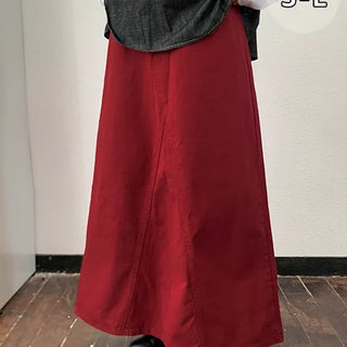 Puyu Cotton Long Skirt