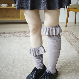 frilled over socks