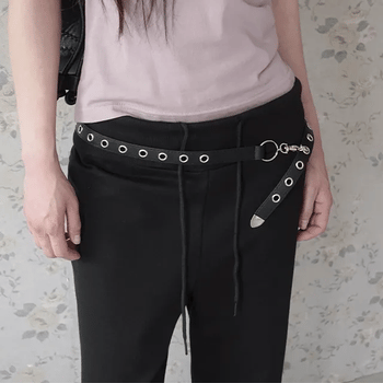 Coze Slim Eyelet Keyring Leather Belt