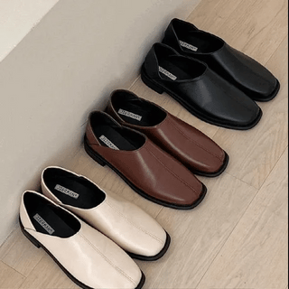 Hey Round Shirred Loafers